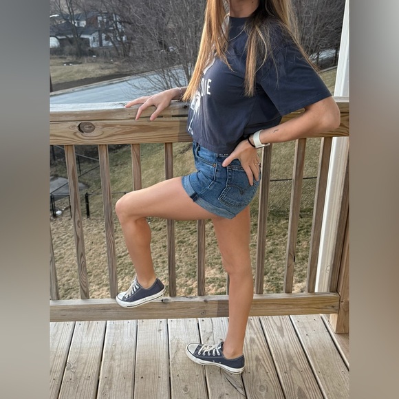 Converse All Star Low Top Navy Sneakers | Women’s 6 | Classic Worn-In 💙 - Picture 3 of 8